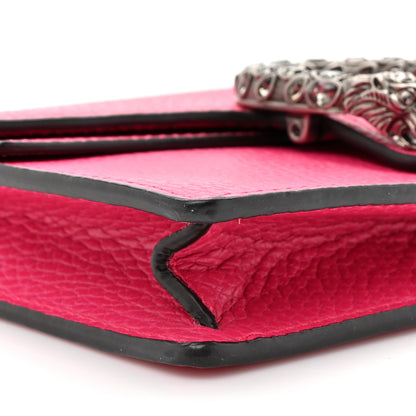 Gucci Dollar Calfskin Crystal Super Mini Dionysus Shoulder Bag Box Pink Black Diamond 9 of 10