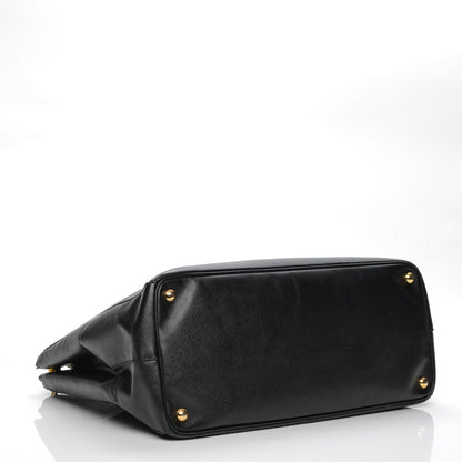 Prada Saffiano Lux Extra Large Galleria Double Zip Tote Black 4 of 13