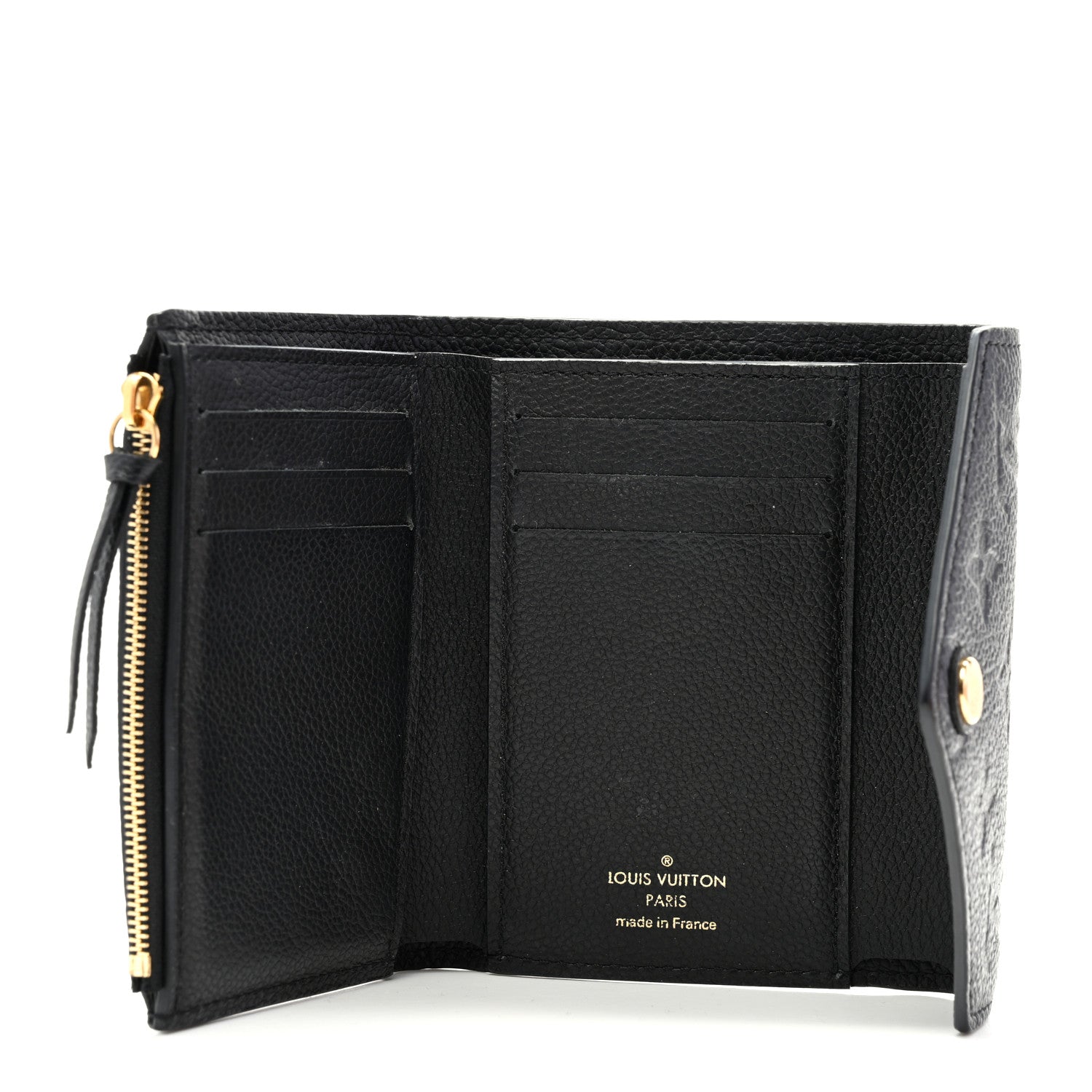 Louis Vuitton Empreinte Victorine Wallet Black 5 of 9