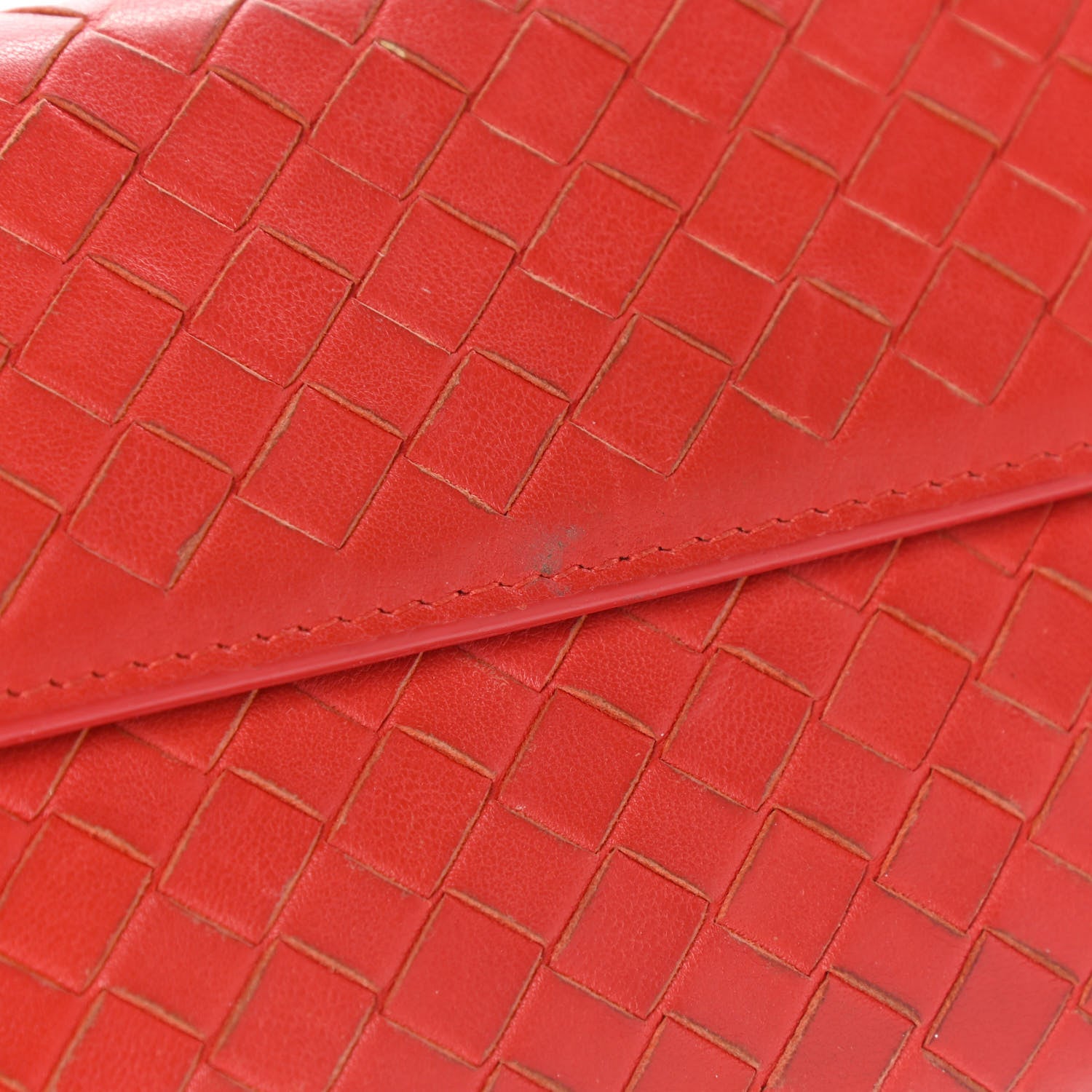 Bottega Veneta Nappa Intrecciato Continental Wallet Red 10 of 19