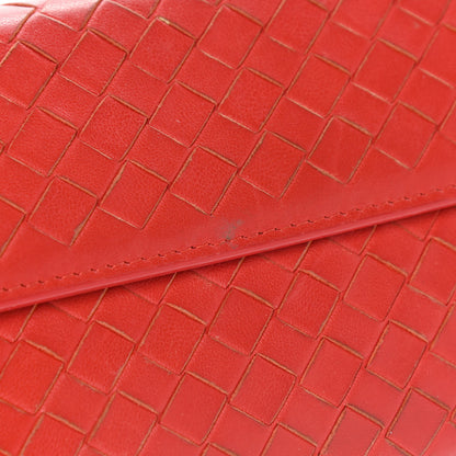 Bottega Veneta Nappa Intrecciato Continental Wallet Red 10 of 19
