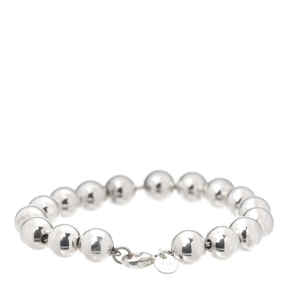 Tiffany Sterling Silver 10mm HardWear Ball Bracelet 3 of 6