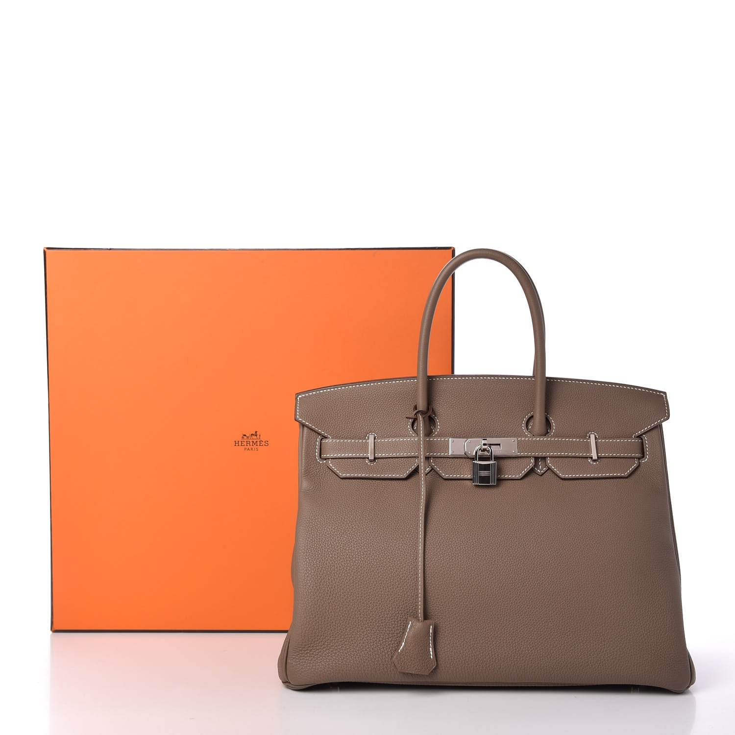 Hermes Togo Birkin 35 Etoupe 11 of 11