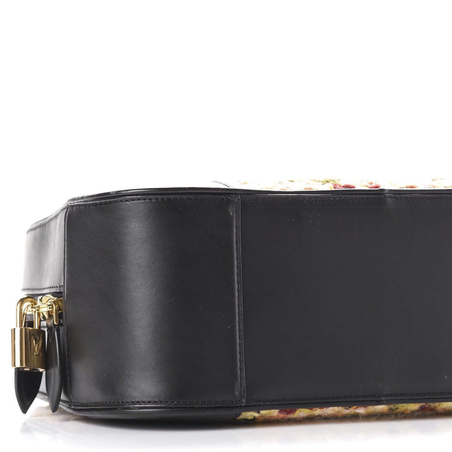 Tweed Calfskin Bowling Vanity Black Multicolor