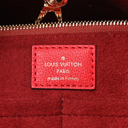 Louis Vuitton Calfskin Monogram Kimono Tote Cherry 6 of 9