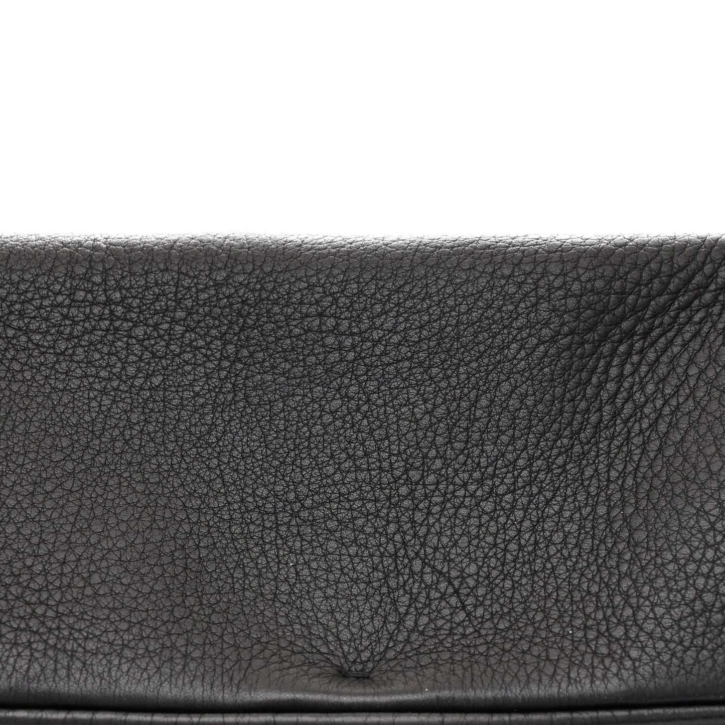 Calfskin Chain Strap Shoulder Bag Black