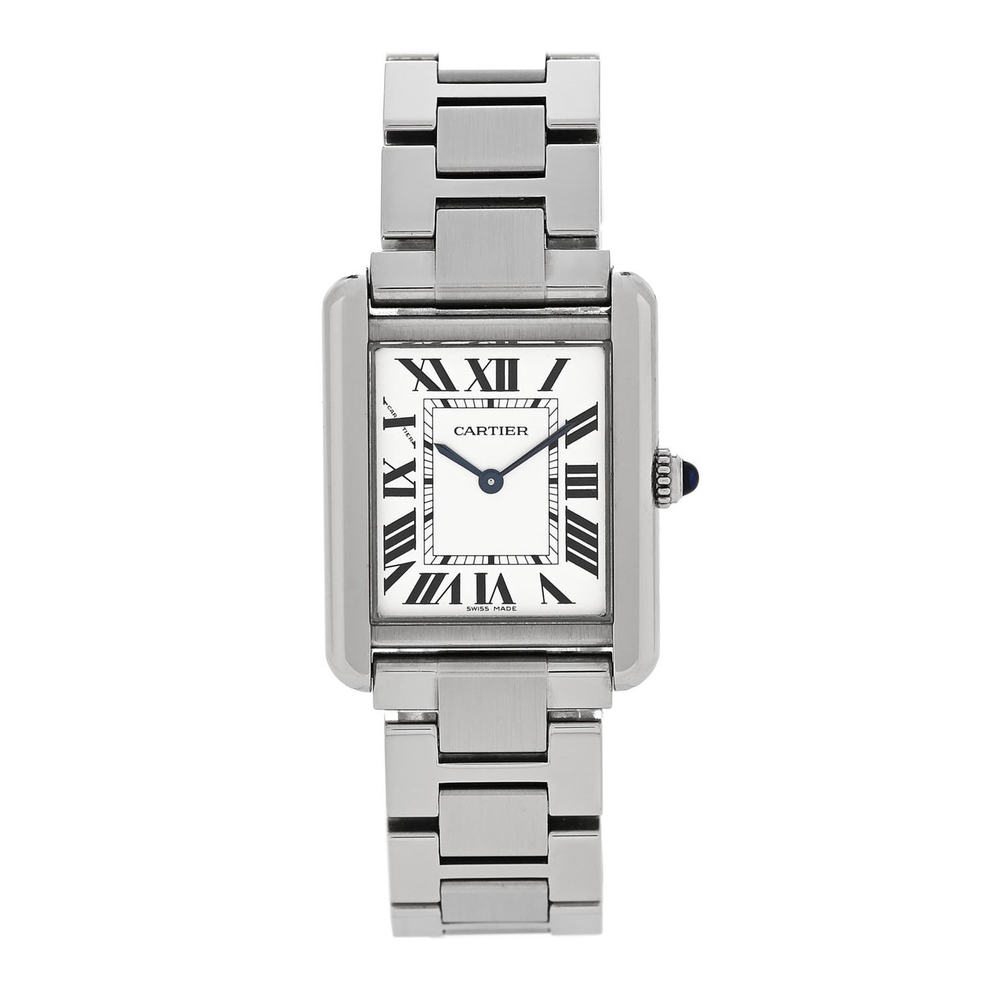 Stainless Steel 24mm Tank Solo Quartz Watch
