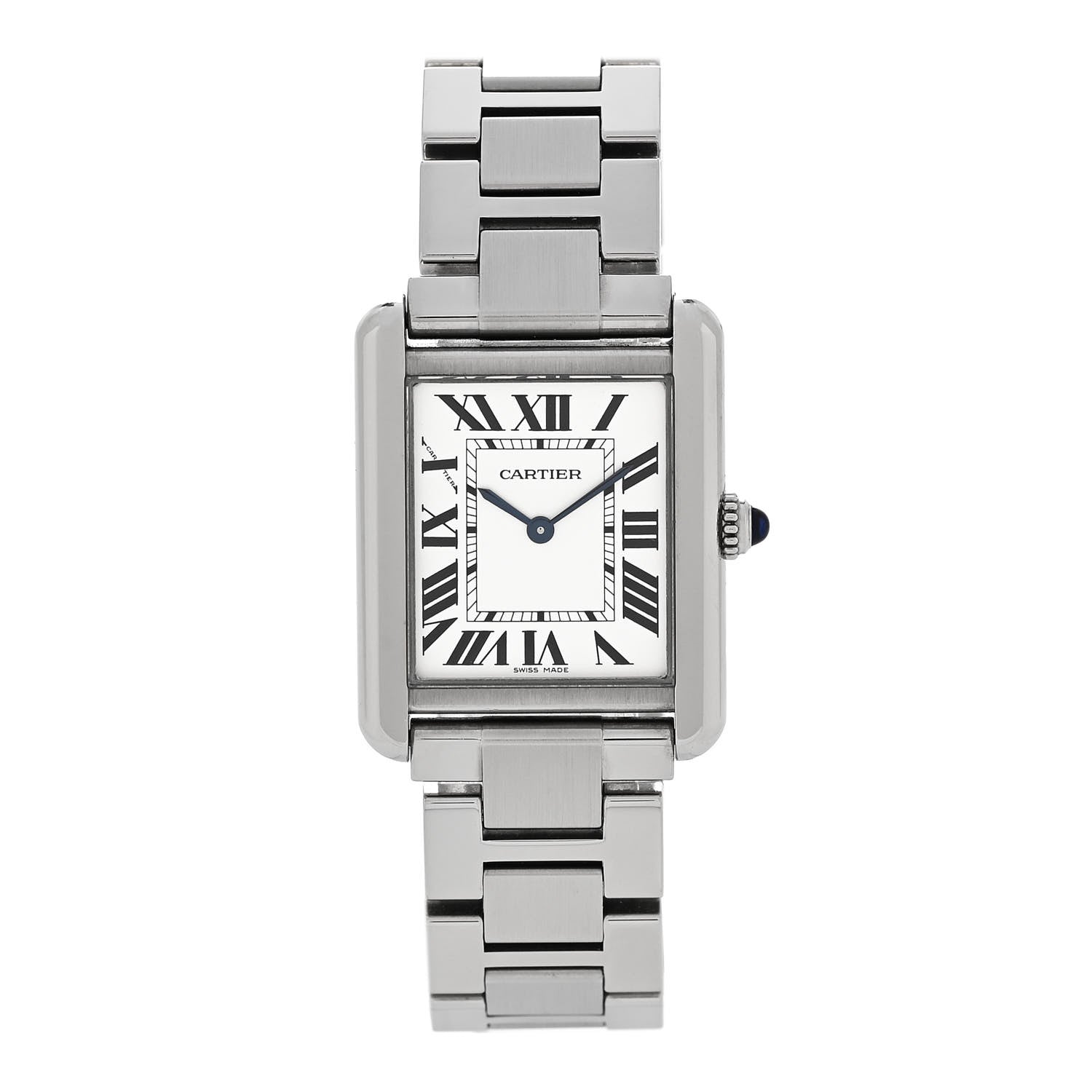 Cartier Stainless Steel 24mm Tank Solo Quartz Watch 1 of 6