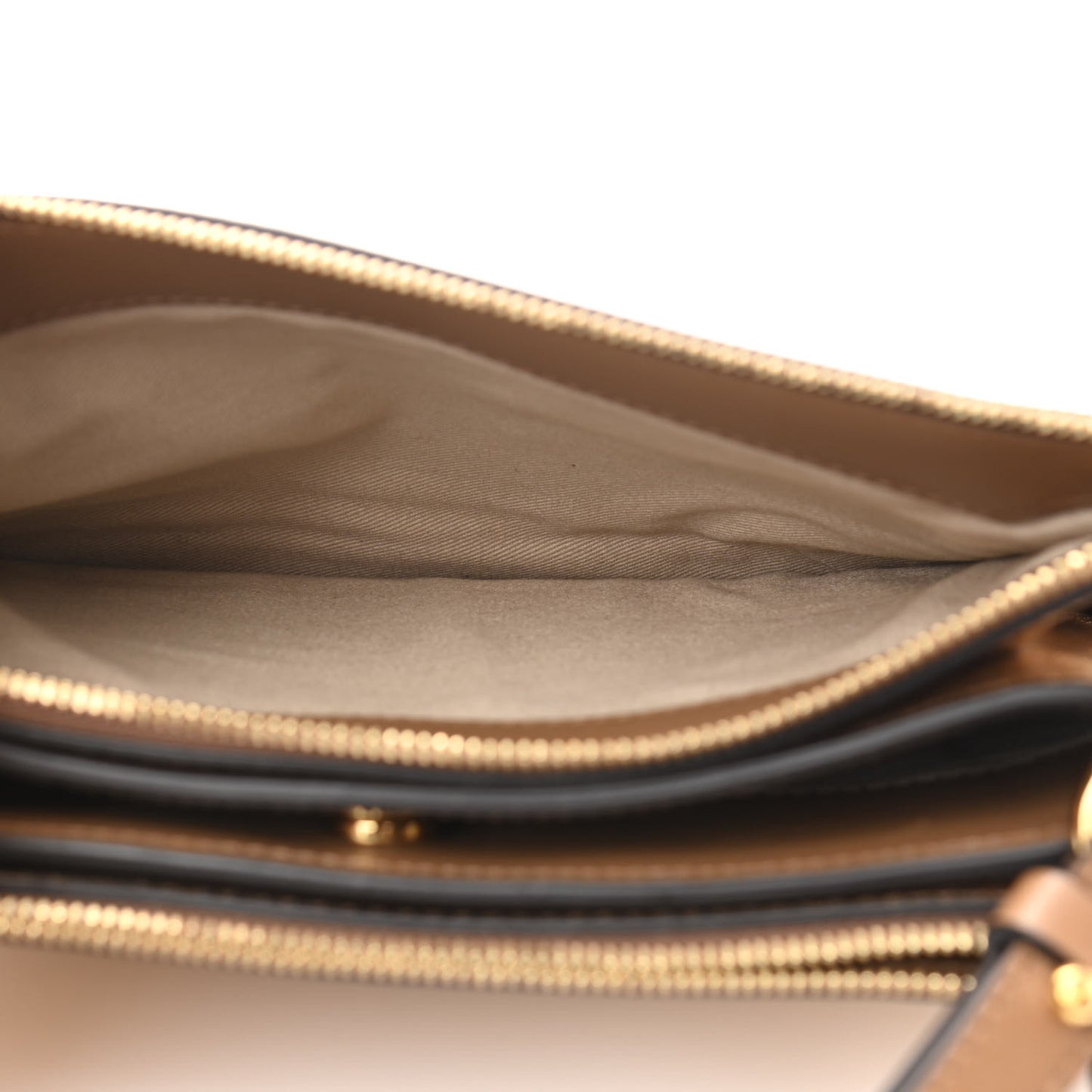 Metallic Calfskin Small Roy Bag Gold
