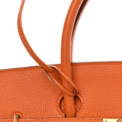 Hermes Togo Birkin 40 Orange 11 of 12