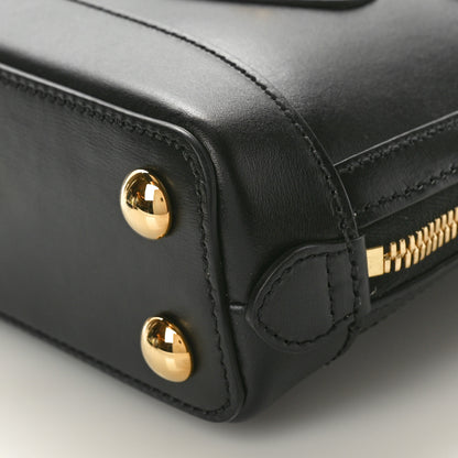 Gucci Boarded Plutone Calfskin Mini Horsebit 1955 Top Handle Bag Black 10 of 10