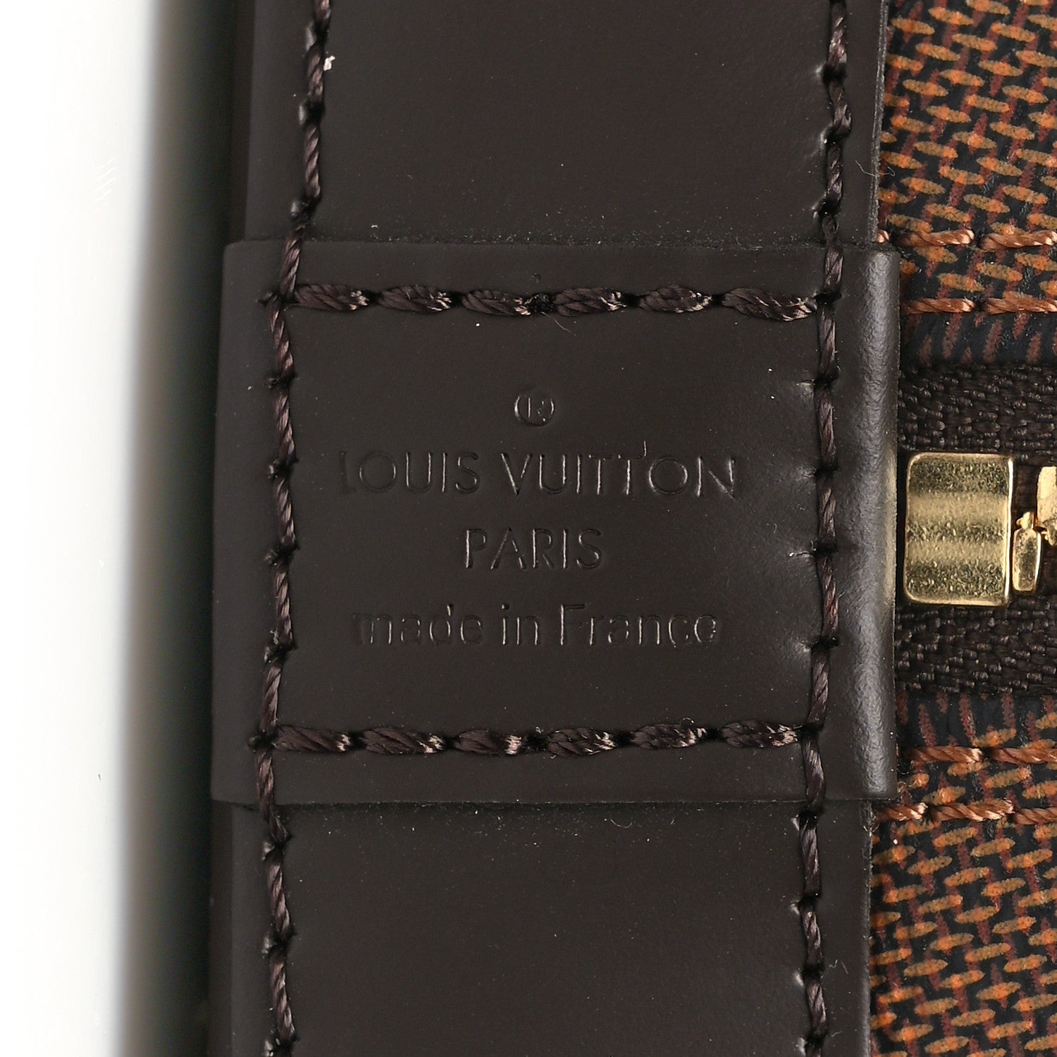 Louis Vuitton Damier Ebene Alma BB 6 of 9