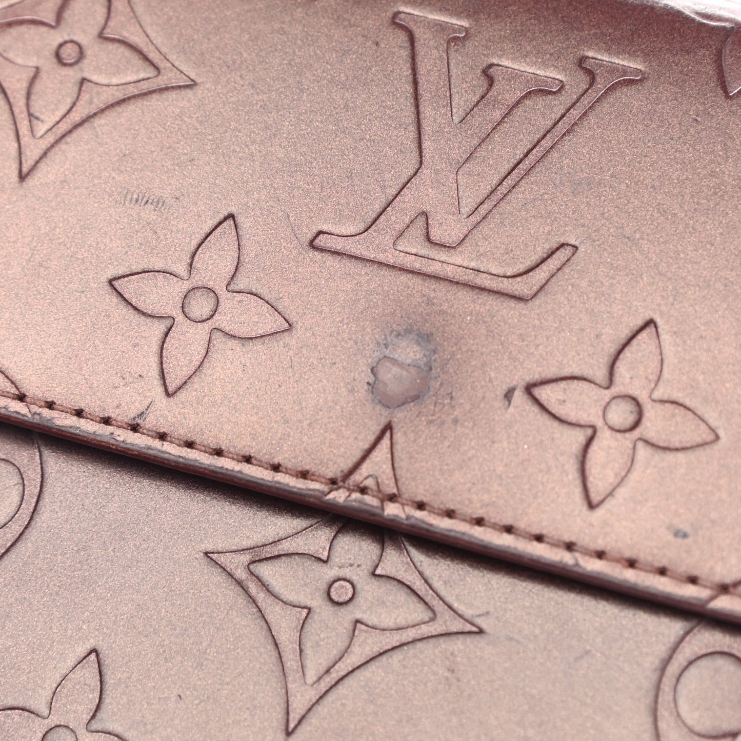 Mat Monogram Ludlow Wallet Violet
