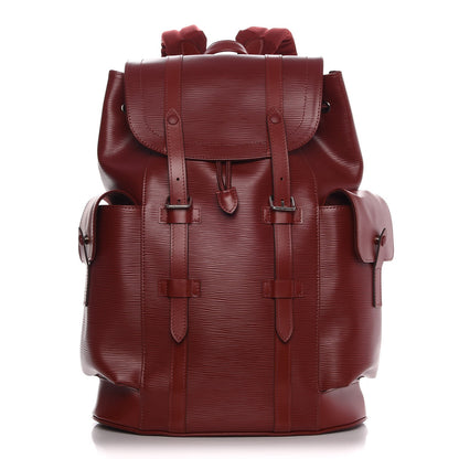 Louis Vuitton Epi Christopher Backpack PM Pomodoro 1 of 7