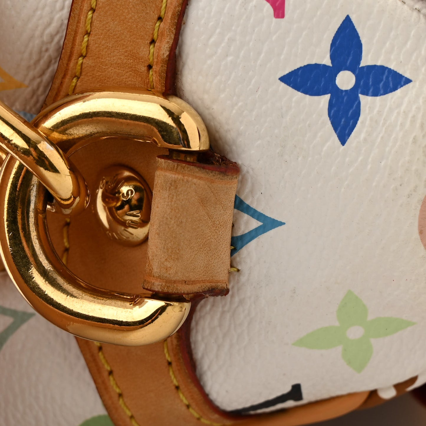 Monogram Multicolor Beverly MM White