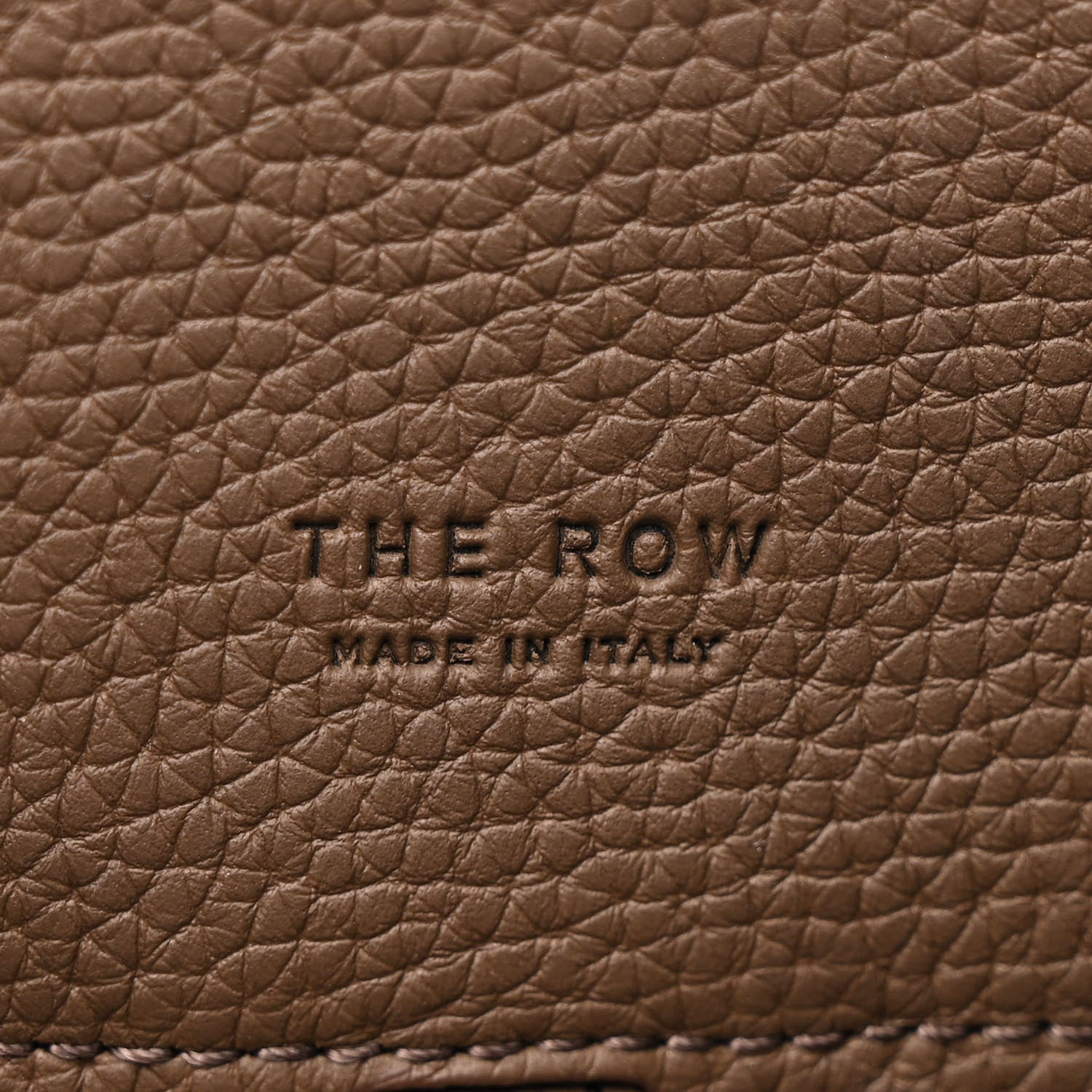 The Row Grained Calfskin Soft Margaux 10 Bag Dark Olive 6 of 10