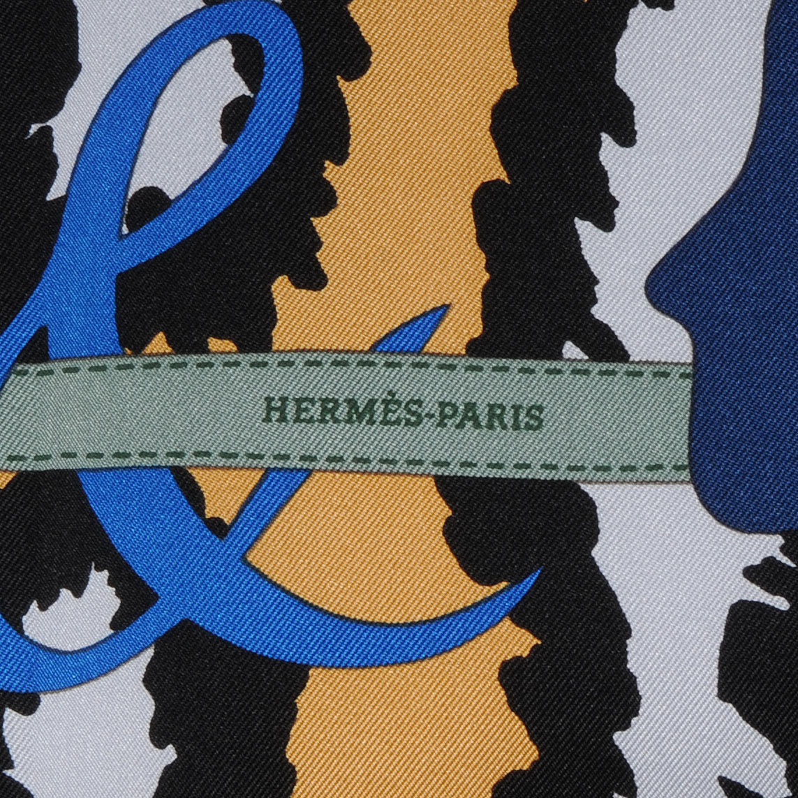 Silk Monsieur et Madame II Scarf 90 Marine Clair Came