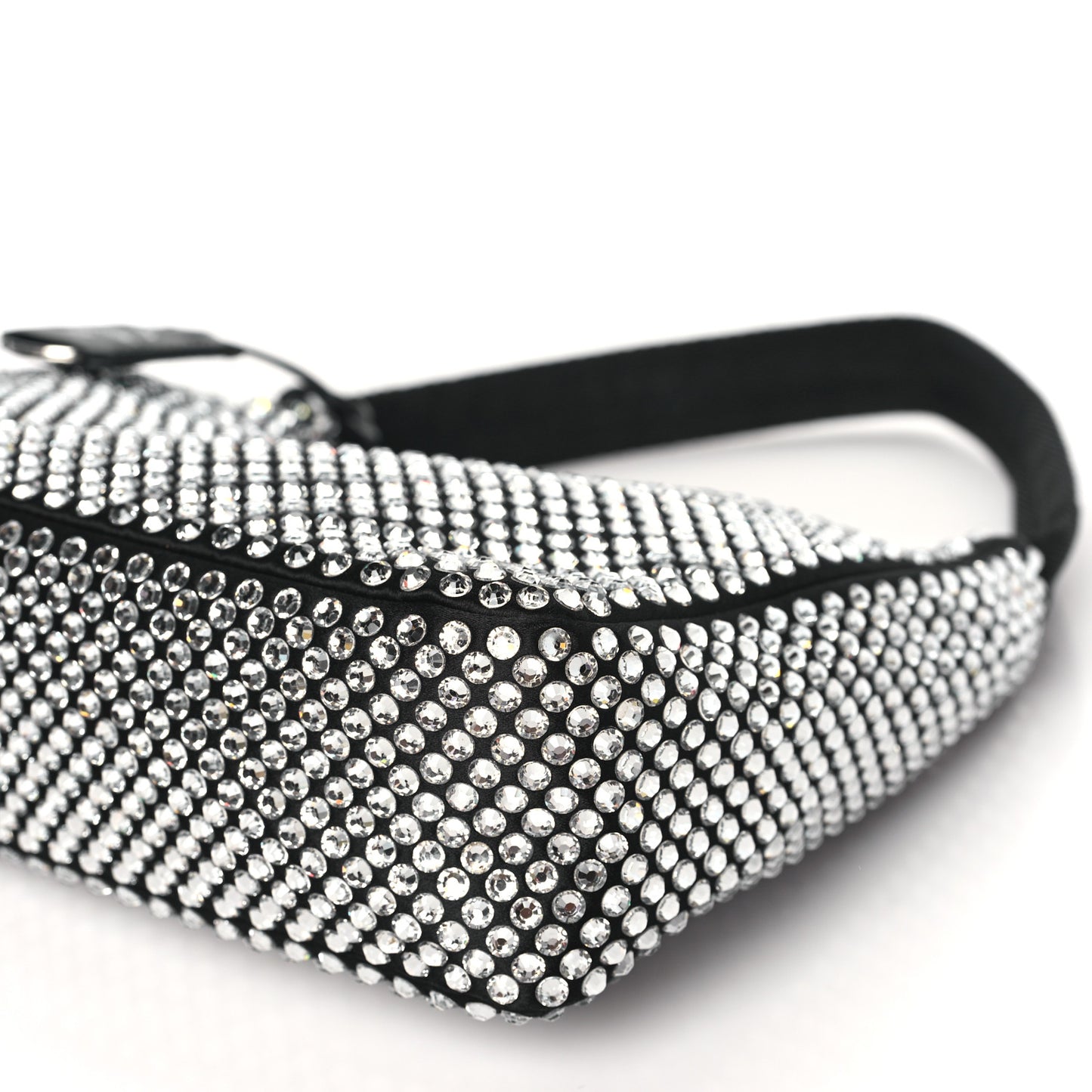 Satin Crystal Mini Re-Edition 2000 Bag Cristal