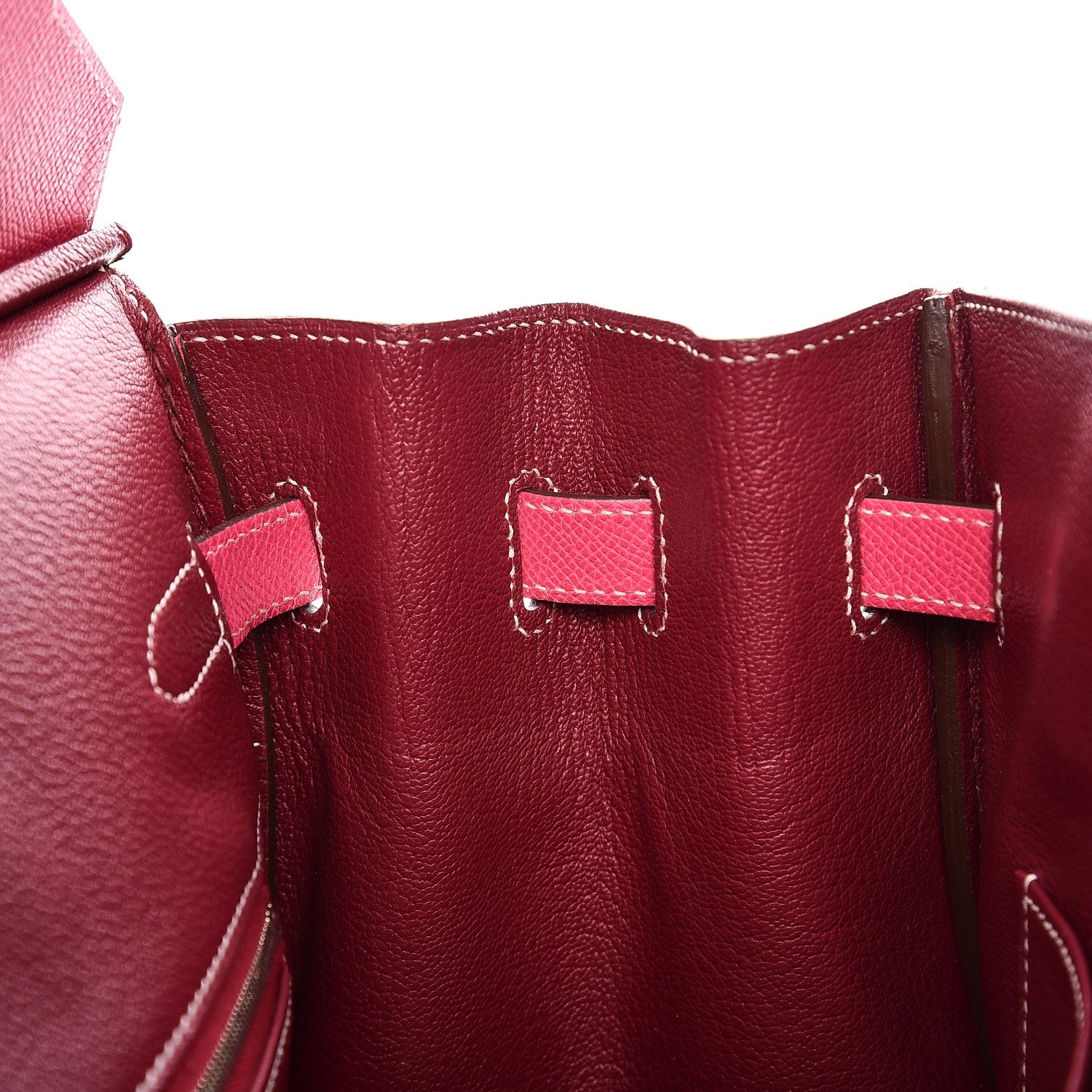 Hermes Epsom Candy Birkin 35 Rose Tyrien Rubis 22 of 41