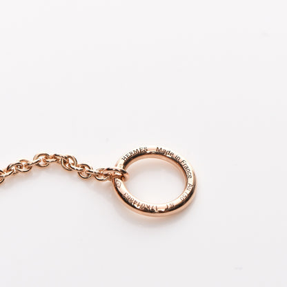 Hermes 18K Rose Gold Mini Chaine d'Ancre Punk Bracelet ST 5 of 7