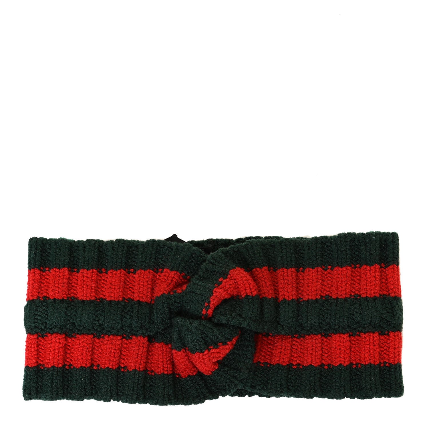 Gucci Wool Web Headband L Green Red 1 of 6