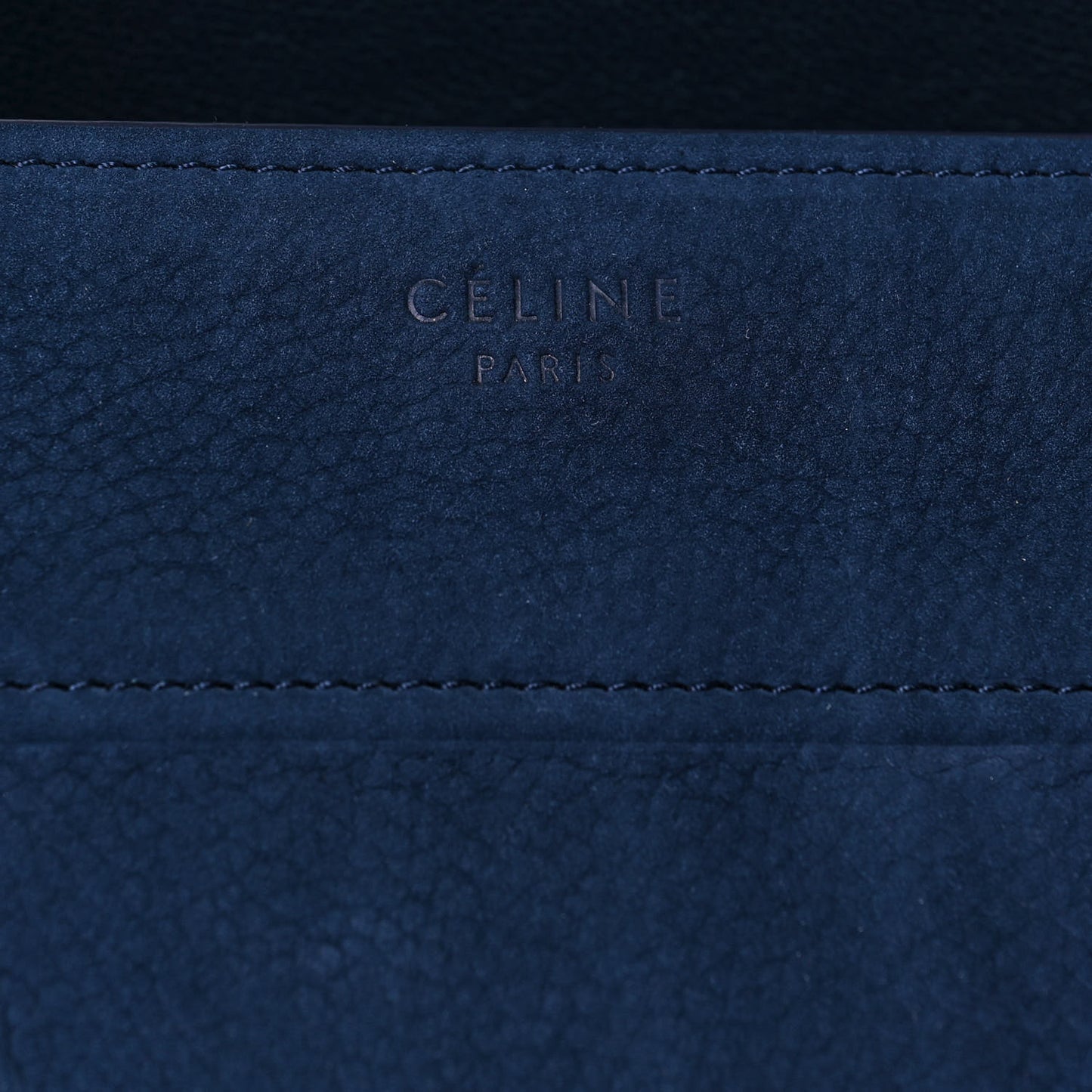 Nubuck Calfskin Medium Phantom Luggage Navy Blue