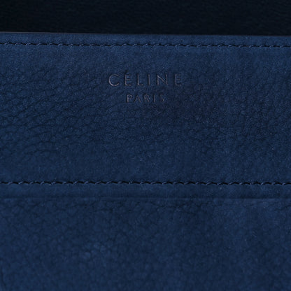 Celine Nubuck Calfskin Medium Phantom Luggage Navy Blue 7 of 15