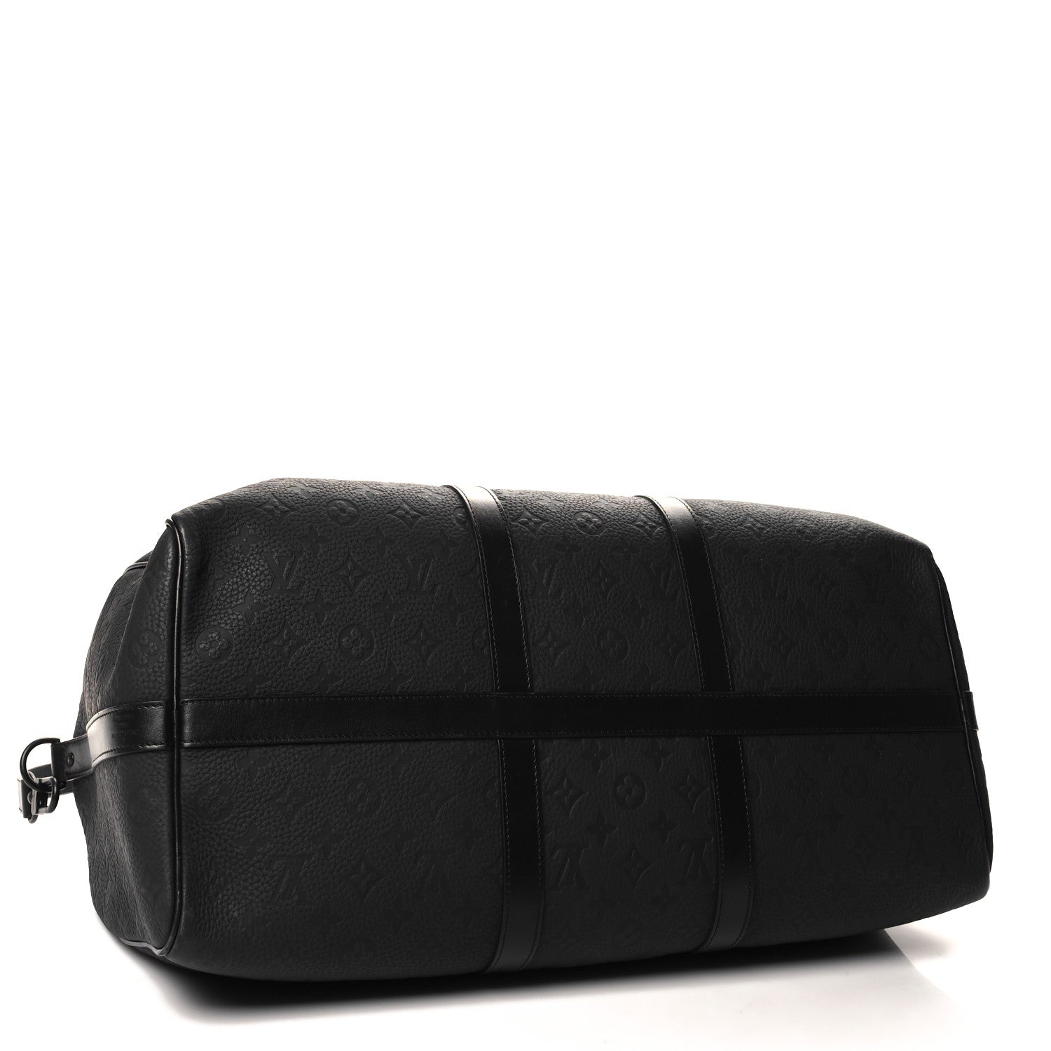 Louis Vuitton Taurillon Monogram Keepall Bandouliere 50 Black 3 of 10