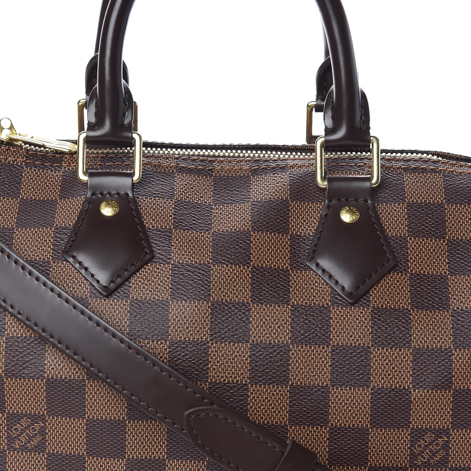Louis Vuitton Damier Ebene Speedy Bandouliere 25 10 of 11