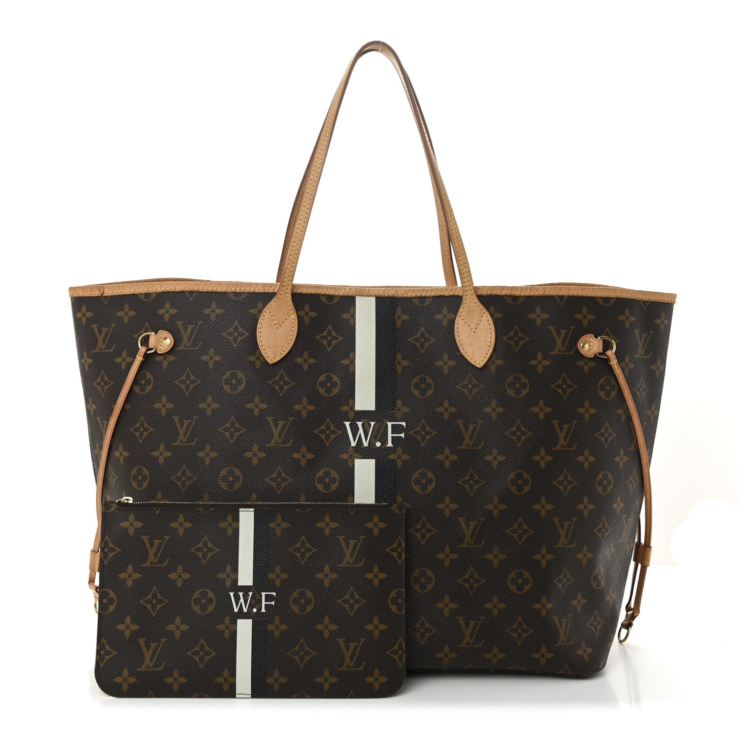 Louis Vuitton Monogram My LV Heritage Neverfull GM White Black 3 of 12