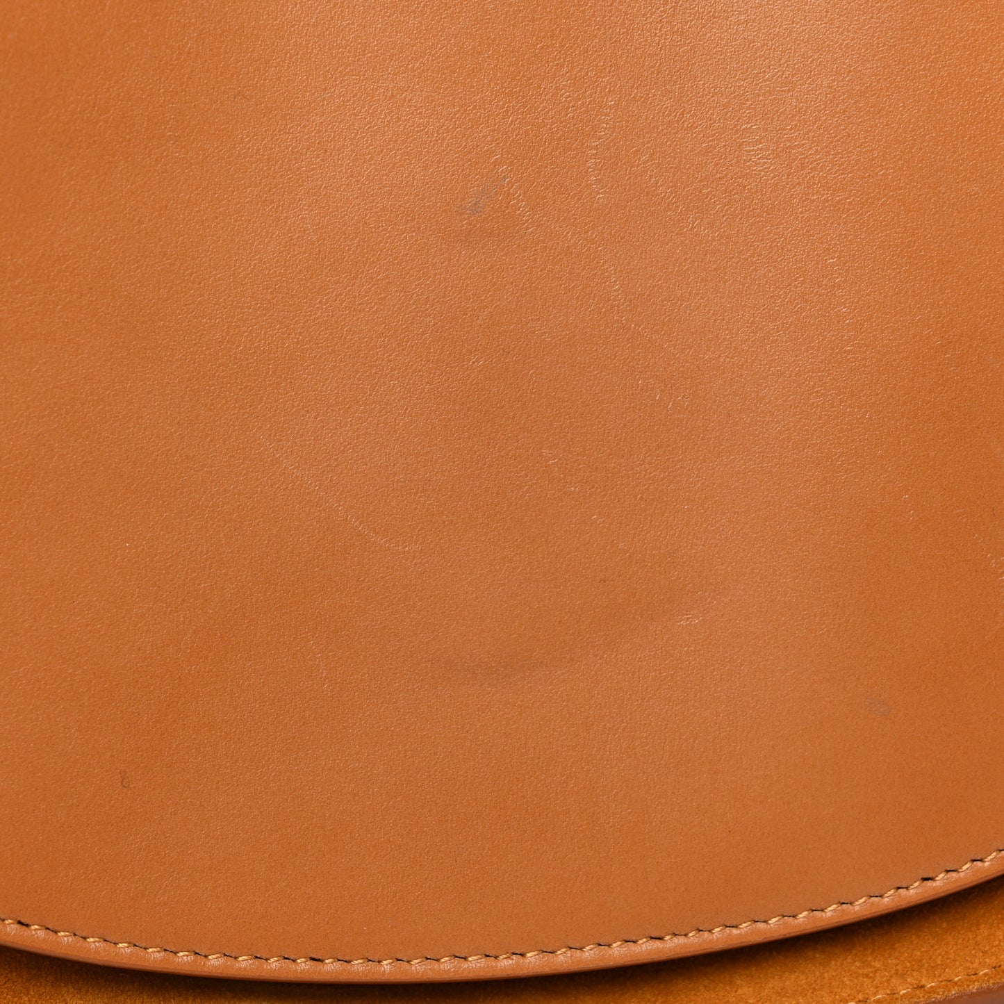 Calfskin Suede Large Tess Bag Autumnal Brown