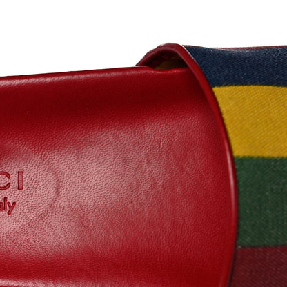 Gucci Canvas Marley Stripe Mens Slide Sandals 9 Multicolor 9 of 10