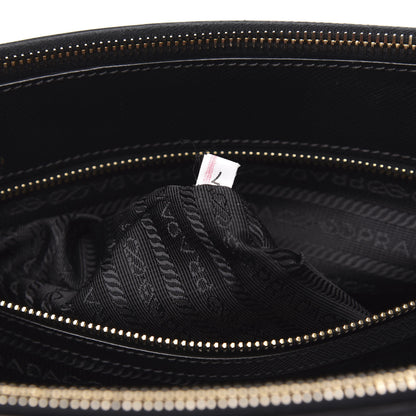 Prada Saffiano Medium Galleria Double Zip Tote Black 8 of 12