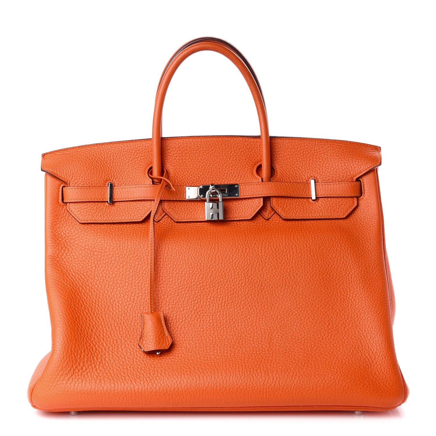 Hermes Togo Birkin 40 Orange 1 of 14