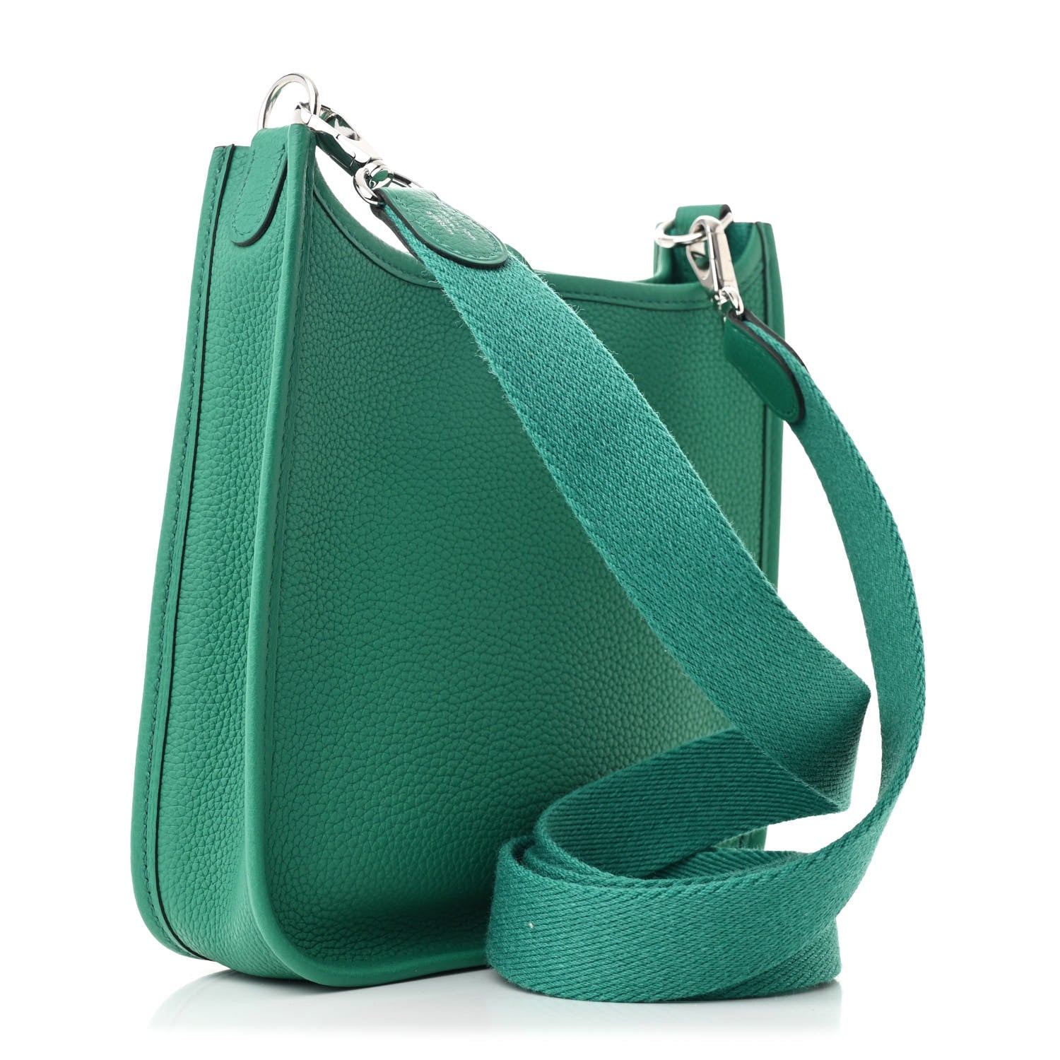 Hermes Taurillon Maurice Evelyne TPM Vert Jade 3 of 10