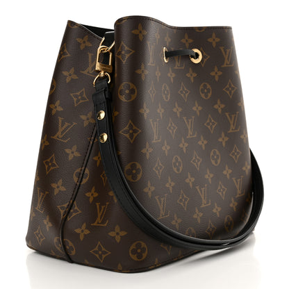 Louis Vuitton Monogram Neonoe MM Black 3 of 9