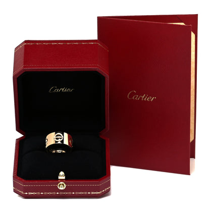 Cartier 18K Yellow Gold 11mm LOVE Ring 58 8.25 5 of 5