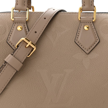 Louis Vuitton Empreinte Monogram Giant Speedy Bandouliere 25 Tourterelle 7 of 14