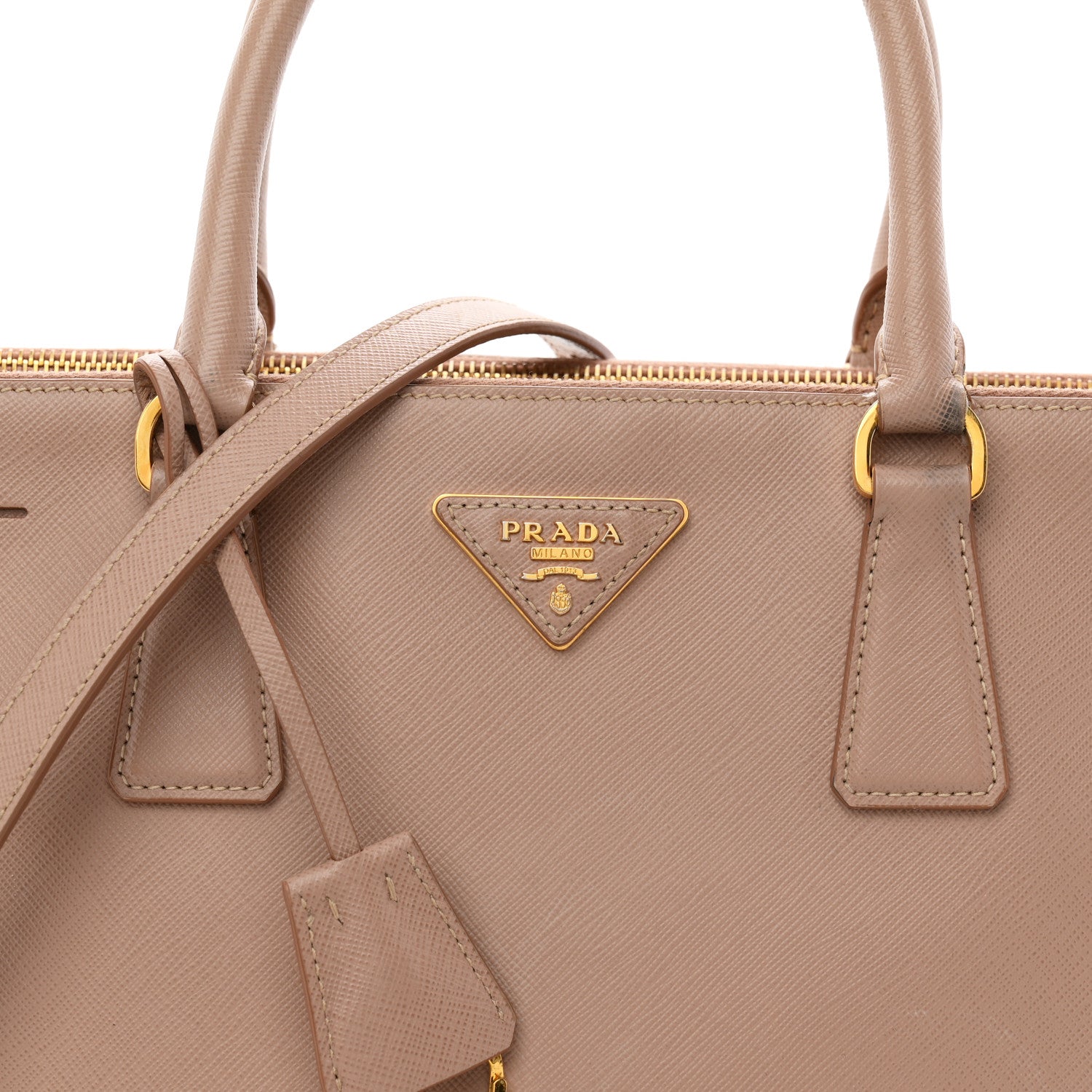 Prada Saffiano Medium Galleria Double Zip Tote Cammeo 8 of 10