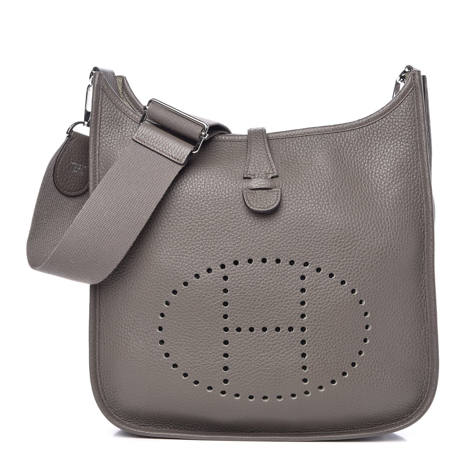 Hermes Taurillon Clemence Evelyne III PM Etain 1 of 11