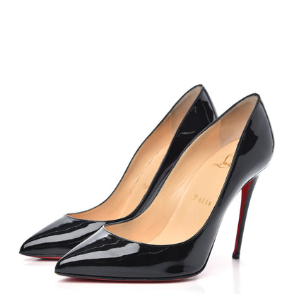 Christian Louboutin Patent Pigalle Follies 100 Pumps 36.5 Black 3 of 10