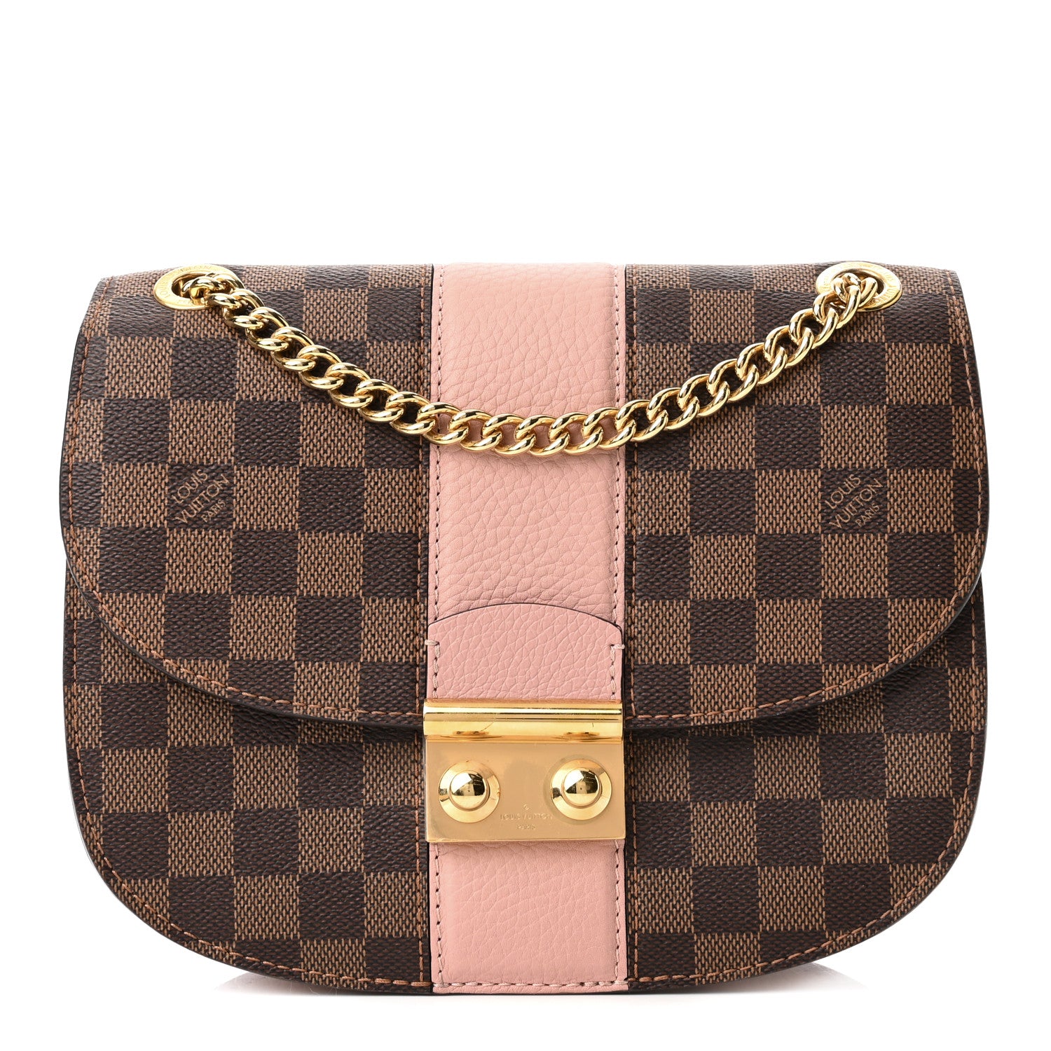 Louis Vuitton Damier Ebene Cuir Taurillon Wight Magnolia 1 of 9