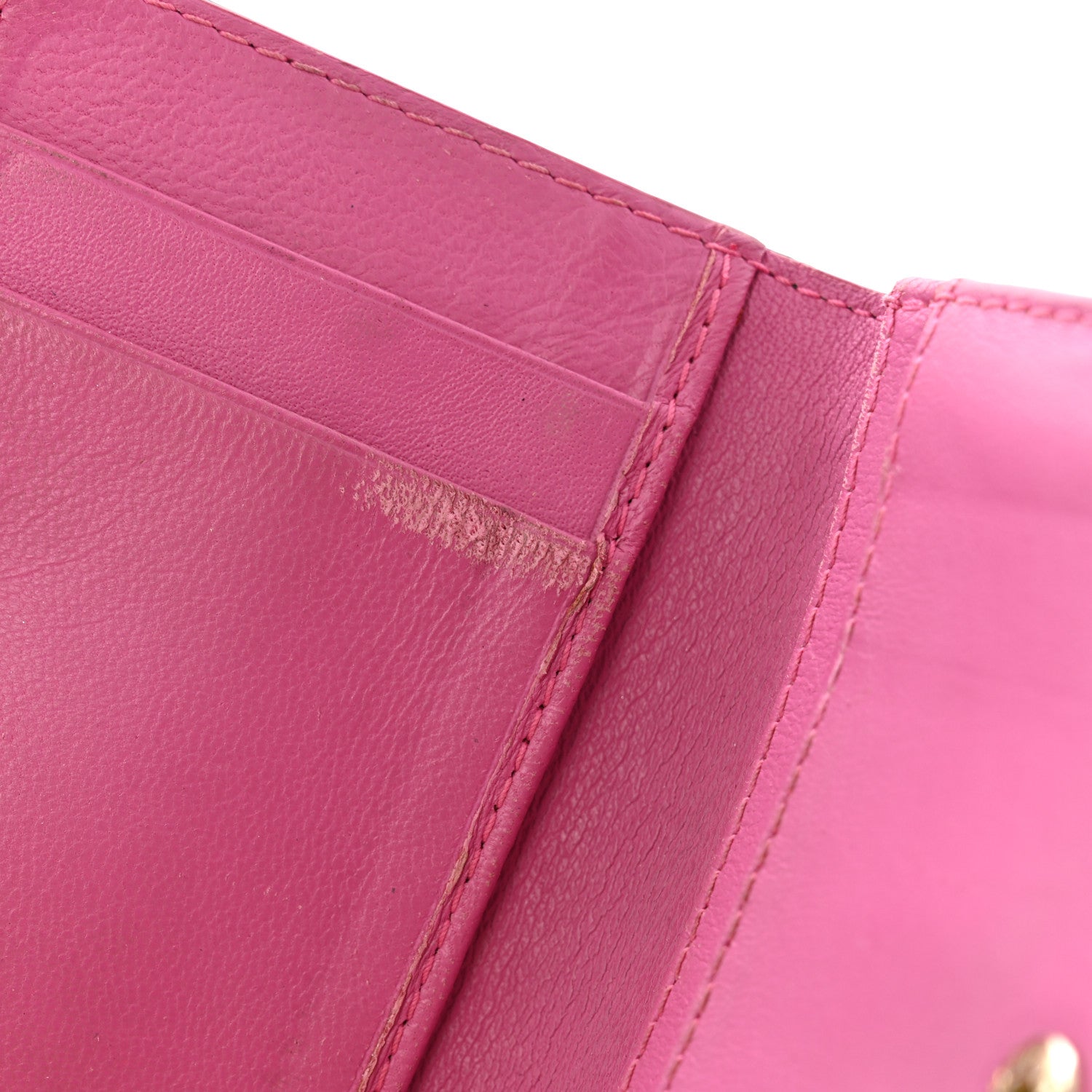 Christian Dior Patent Ultimate Card Holder Black Pink 8 of 11