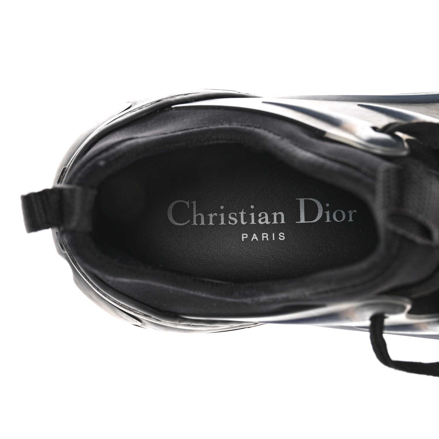 Christian Dior Neoprene Rubber Womens D-Connect Sneakers 36 Black 7 of 14