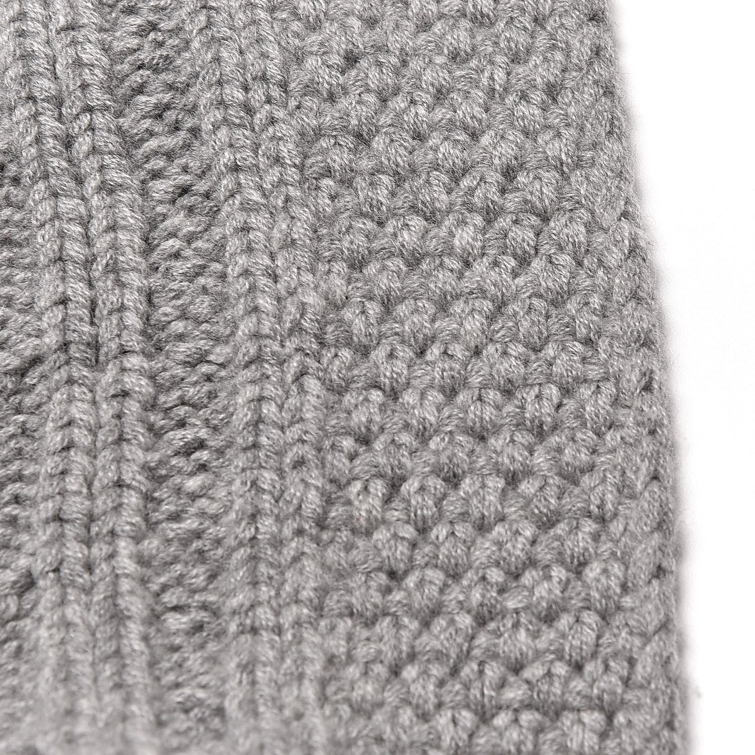 Chanel Cashmere Crystal Sequin CC Scarf Grey 8 of 9