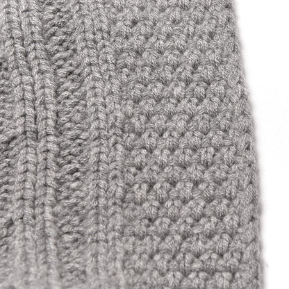 Chanel Cashmere Crystal Sequin CC Scarf Grey 8 of 9