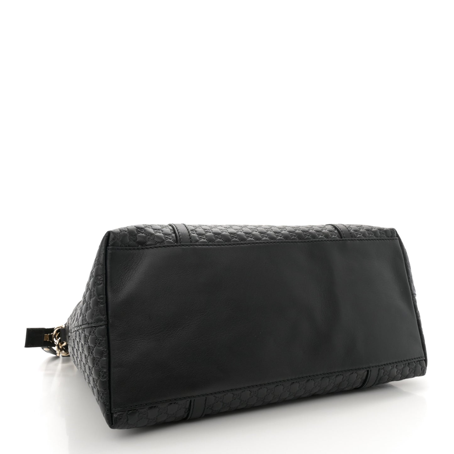 Soft Microguccissima Dome Satchel Black