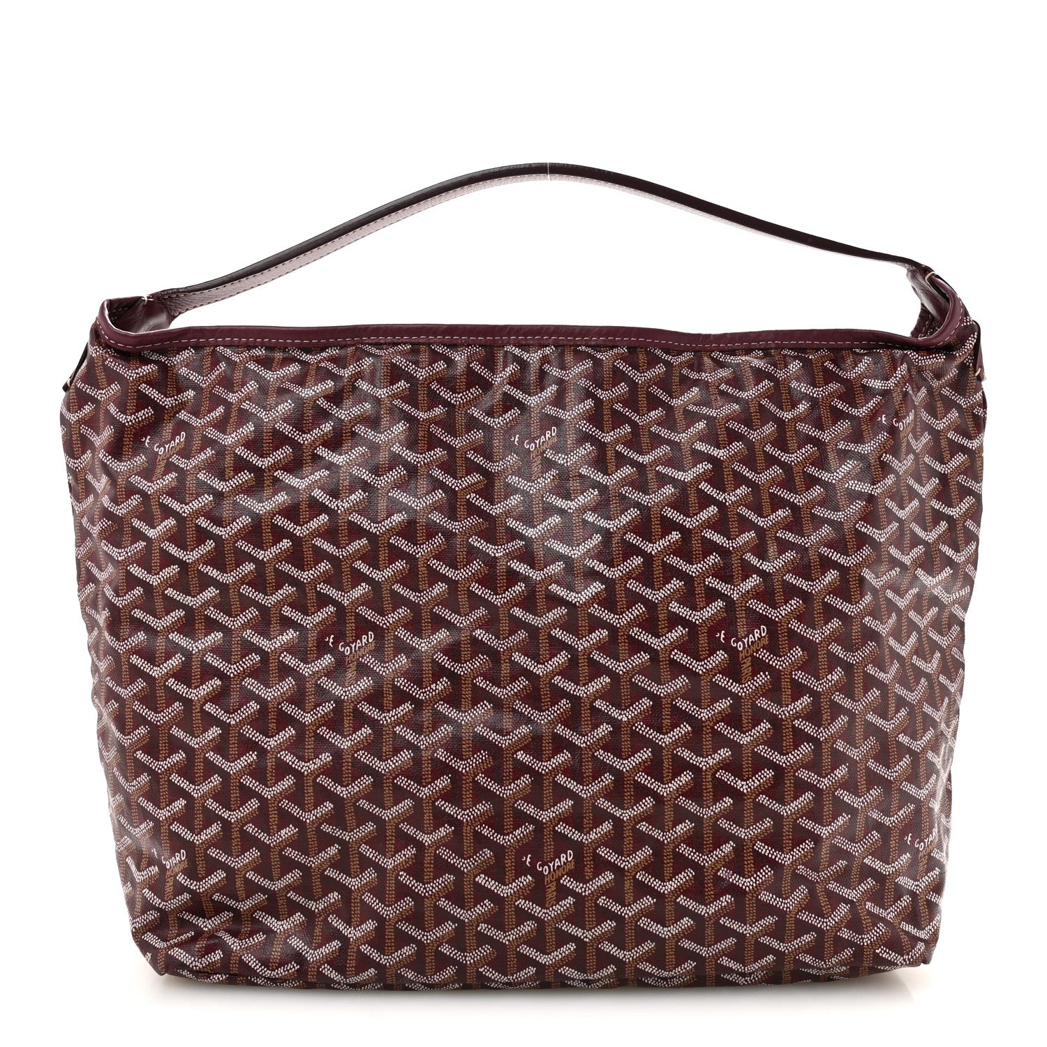 Goyard Goyardine Fidji Zip Hobo Burgundy 1 of 13