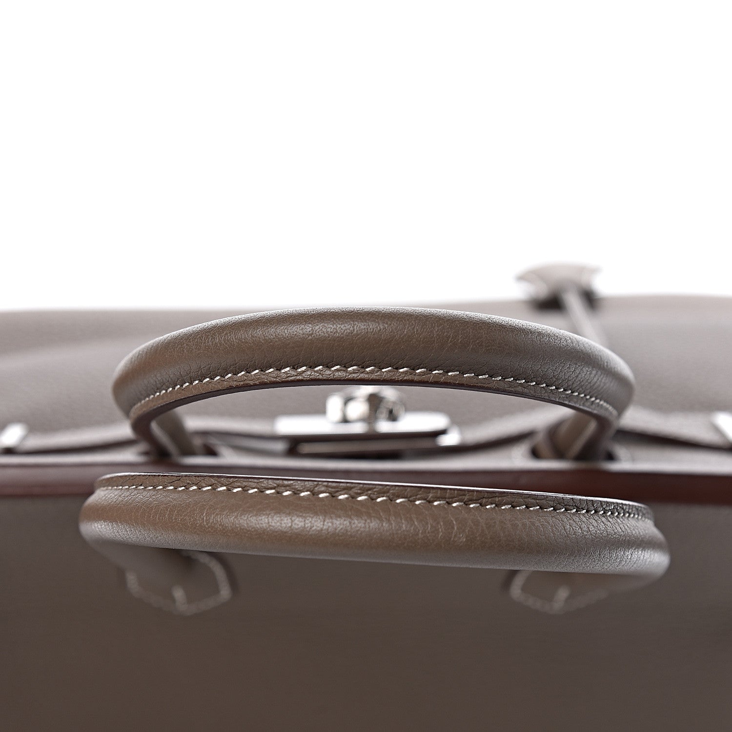 Hermes Taurillon Clemence Birkin 35 Etoupe 32 of 38