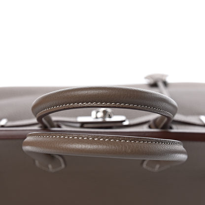 Hermes Taurillon Clemence Birkin 35 Etoupe 32 of 38